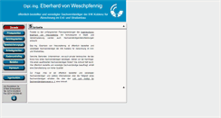 Desktop Screenshot of evw-sachv.de